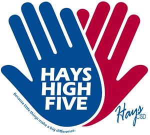 Two hands giving high five 
